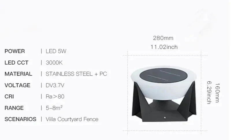 Landing Solar Light — Outdoor Elegance