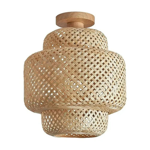 Bamboo ceiling lamp