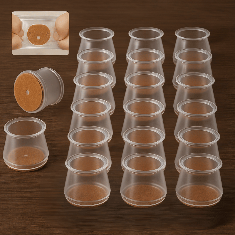 Silicone chair foot protector | 20-piece kit
