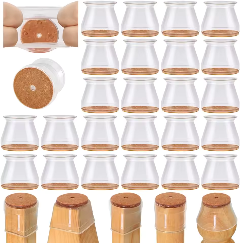 Silicone chair foot protector | 20-piece kit