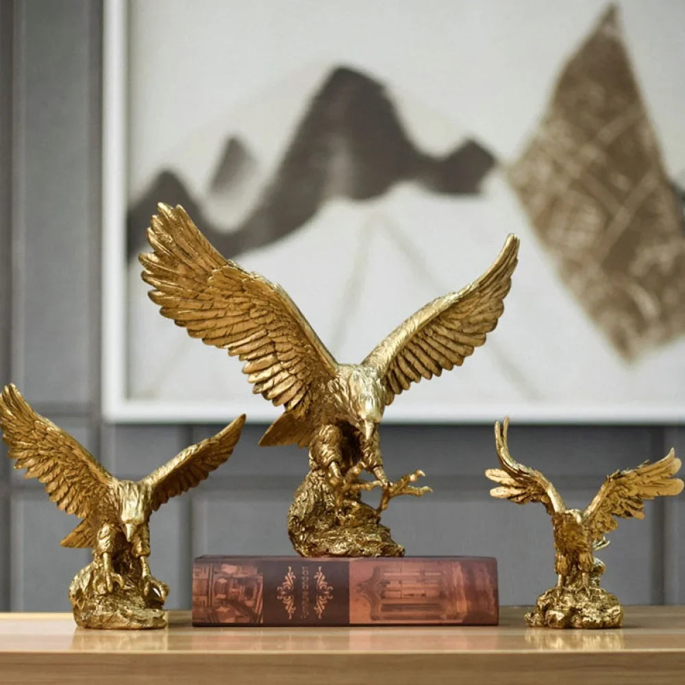 Golden Eagle Sculpture