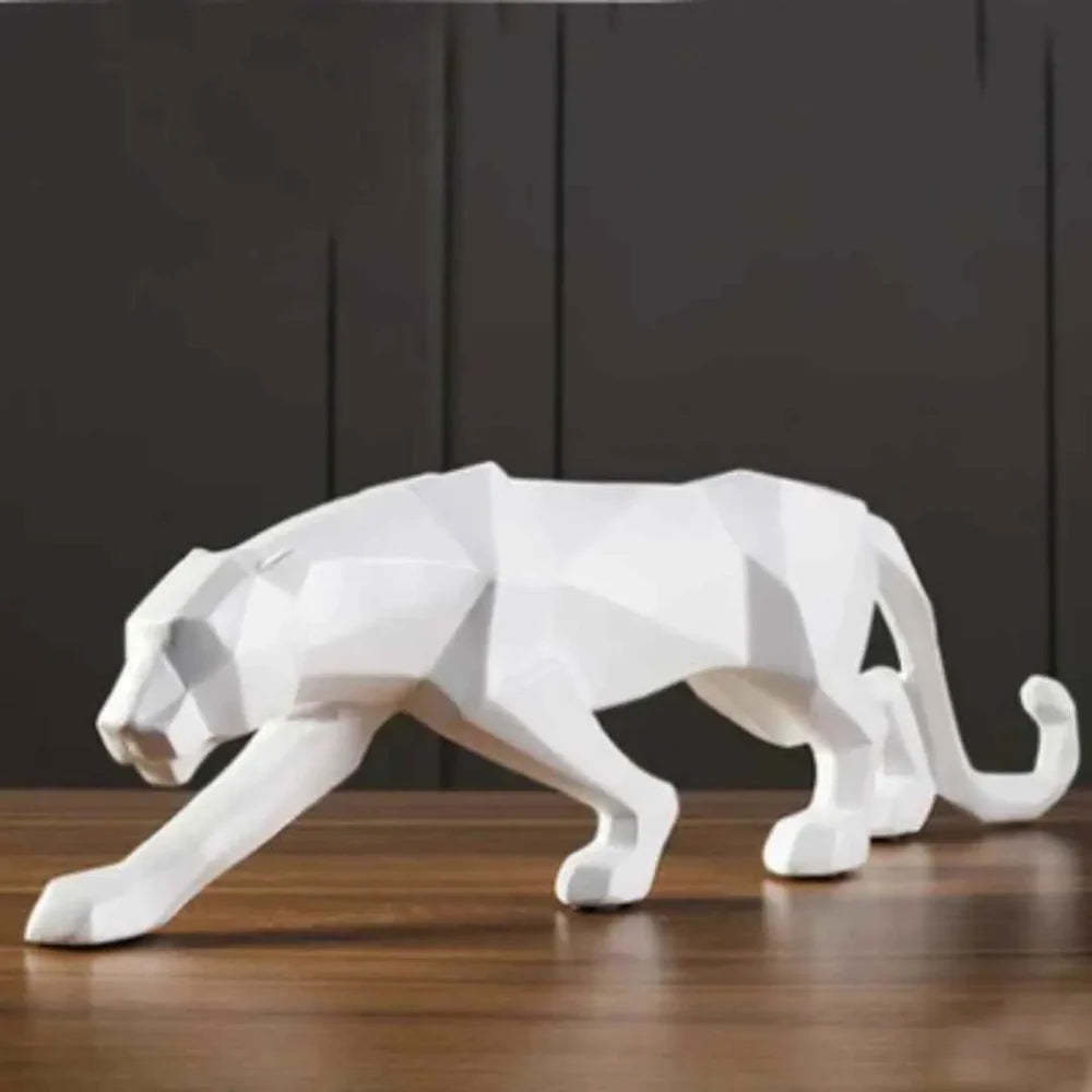 Resin Leopard Statue