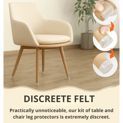 Silicone chair foot protector | 20-piece kit